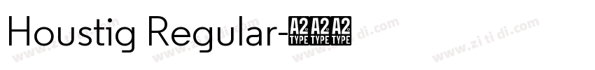 Houstig Regular字体转换